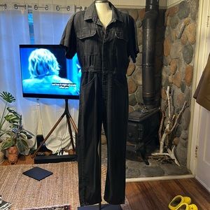 Free People denim overall